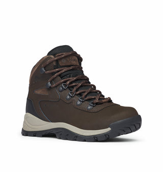 Columbia Ladies Newton Ridge Plus Waterpoof Breathable Leather Hiking Boot-CORDOVAN - Borderland Muff