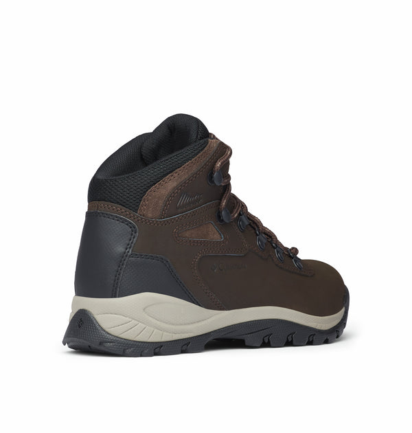 Columbia Ladies Newton Ridge Plus Waterpoof Breathable Leather Hiking Boot-CORDOVAN - Borderland Muff