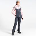 Dare2b Ladies Flurry Waterproof Breathable Stretch Ski Jacket-ROSE - Borderland Muff