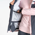 Dare2b Ladies Flurry Waterproof Breathable Stretch Ski Jacket-ROSE - Borderland Muff