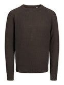 Jack & Jones Knit Crew Neck-MULCH - Borderland Muff