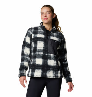 Columbia Ladies West Bend Regular Fit 1/4 Zip II -CHALK - Borderland Muff