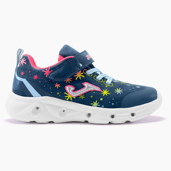 JOMA Kids Space 2403 Light Up Shoe-NAVY - Borderland Muff