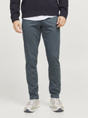 Jack & Jones Mens Marco Bowie Slim Fit Smart Casual Chino Trouser - Borderland Muff