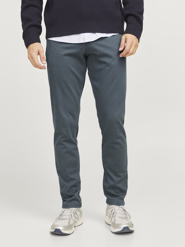 Jack & Jones Mens Marco Bowie Slim Fit Smart Casual Chino Trouser - Borderland Muff