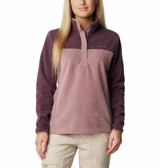 Columbia Benton Springs Ladies 1/2 Snap Fleece Pullover-FIG - Borderland Muff