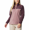 Columbia Benton Springs Ladies 1/2 Snap Fleece Pullover-FIG - Borderland Muff