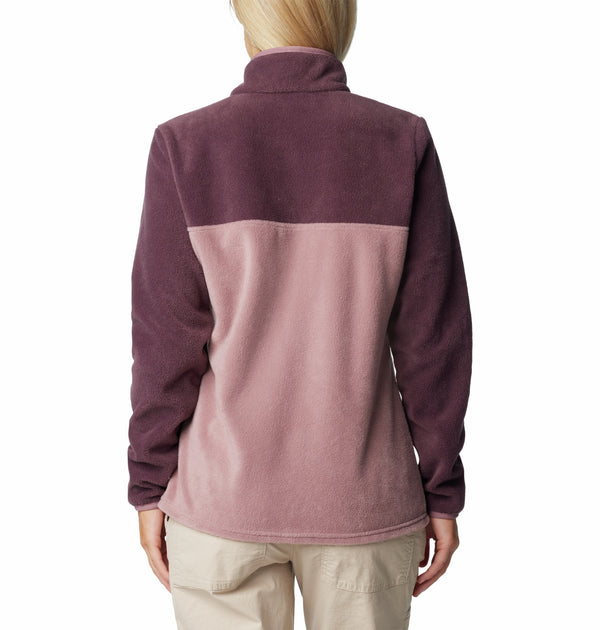 Columbia Benton Springs Ladies 1/2 Snap Fleece Pullover-FIG - Borderland Muff