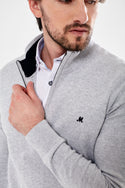 Mineral Mens ALTIS Half Zip Sweatshirt-GREY - Borderland Muff