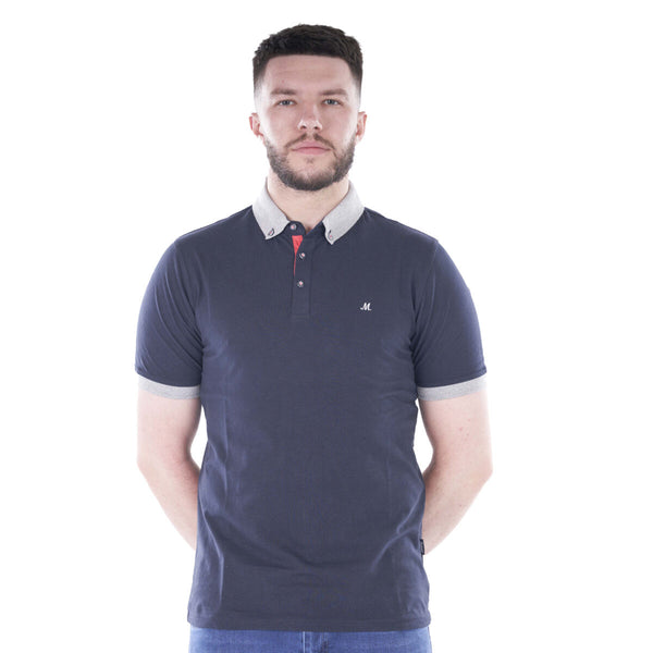 Mineral Mens PRINCESS Short Sleeve Polo-NAVY - Borderland Muff