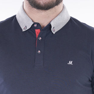 Mineral Mens PRINCESS Short Sleeve Polo-NAVY - Borderland Muff