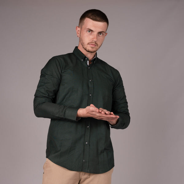 Mineral Mens LOLLAND Shirt-GREEN - Borderland Muff