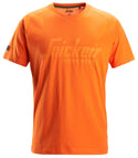 Snickers Men's Short Sleeve Logo T-shirt-ORANGE - Borderland Muff