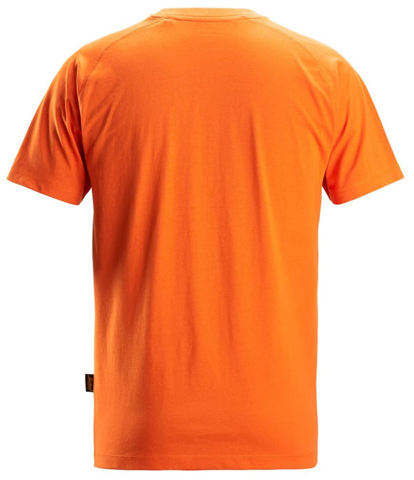 Snickers Men's Short Sleeve Logo T-shirt-ORANGE - Borderland Muff