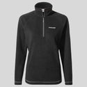 Craghoppers Ladies Miska VI Insulating Overhead Half Zip Fleece-BLACK - Borderland Muff