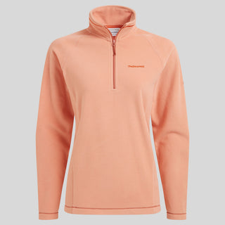 Craghoppers Ladies Miska VI Insulating Overhead Half Zip Fleece-CLAY - Borderland Muff