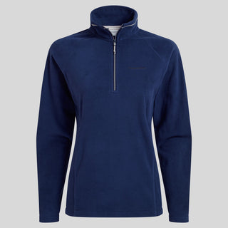 Craghoppers Ladies Miska VI Insulating Overhead Half Zip Fleece-INDIGO - Borderland Muff