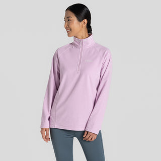 Craghoppers Ladies Miska VI Insulating Overhead Half Zip Fleece-ORCHID - Borderland Muff
