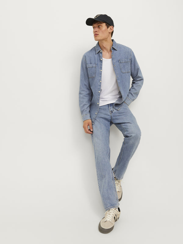 Jack & Jones Mens Chris 479 Relaxed Fit Jean - Borderland Muff