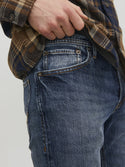 Jack & Jones Mens Mike 551 Tapered Jean - Borderland Muff