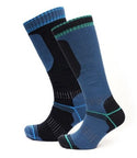 Mens 2 Pack Pack Thermal Ski Socks 6-11 - Borderland Muff