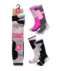 Ladies 2 Pack Thermal Ski Socks 4-8 - Borderland Muff