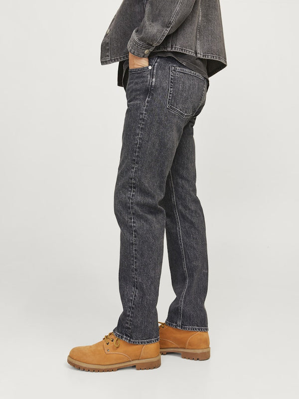 Jack & Jones Mens Chris 079 Relaxed Fit Stonewashed Jeans - Borderland Muff