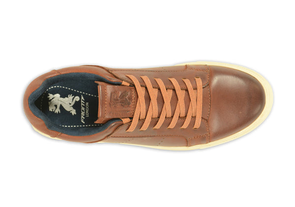 Front Mens Bronx Leather Casual Shoe-TAN - Borderland Muff