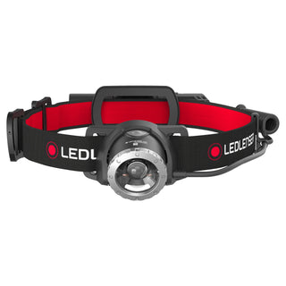 LED Lenser H8R USB Rechargeable Advanced Focus Headtorch 600 Lumens-BLACK - Borderland Muff