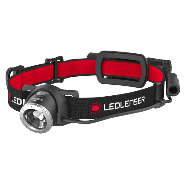 LED Lenser H8R USB Rechargeable Advanced Focus Headtorch 600 Lumens-BLACK - Borderland Muff