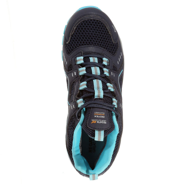 Regatta Ladies Waterproof Breathable Vendeavour Walking Shoe-NAVY - Borderland Muff