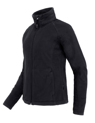 Joluvia Ladies Polar Heater 330 Full Zip Fleece-BLACK - Borderland Muff