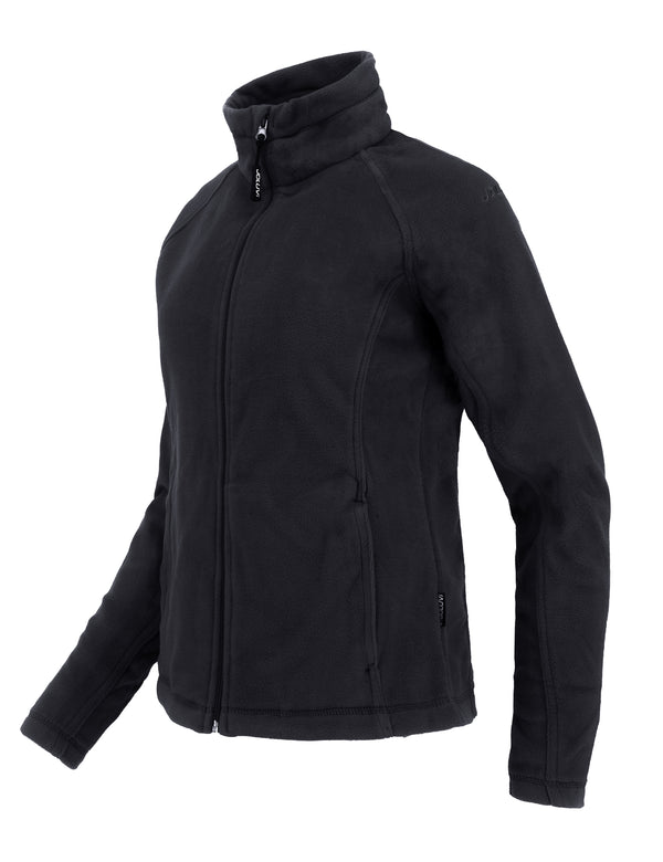 Joluvia Ladies Polar Heater 330 Full Zip Fleece-BLACK - Borderland Muff