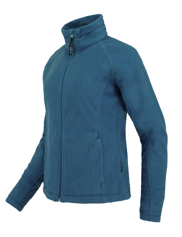Joluvia Ladies Polar Heater 330 Full Zip Fleece-COBALT - Borderland Muff