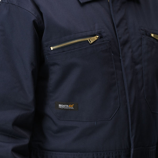 Regatta Pro Zip Fastening Insulated Thermal Coverall Boiler Suit Regular Length - Borderland Muff