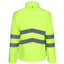 Regatta Mens Pro Hi Vis 3 In 1 Waterproof Breathable Windproof Work Jacket-HIVIZ YELNVY - Borderland Muff