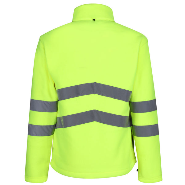 Regatta Mens Pro Hi Vis 3 In 1 Waterproof Breathable Windproof Work Jacket-HIVIZ YELNVY - Borderland Muff