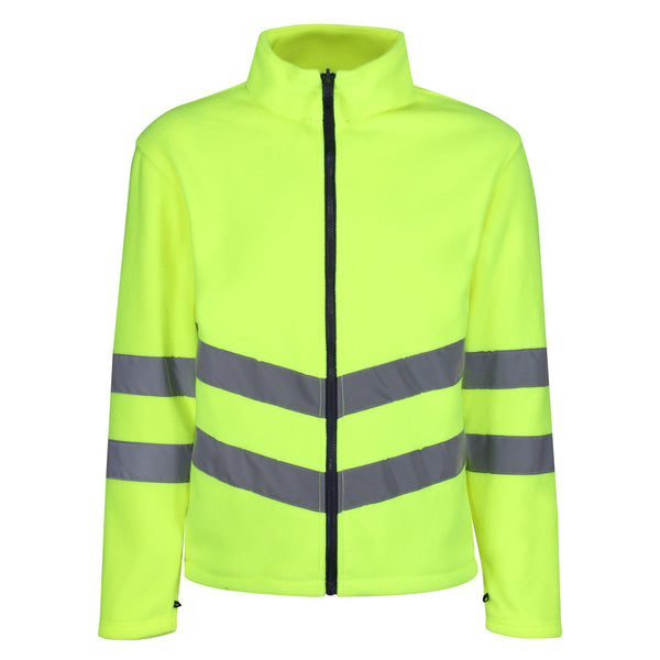 Regatta Mens Pro Hi Vis 3 In 1 Waterproof Breathable Windproof Work Jacket-HIVIZ YELNVY - Borderland Muff