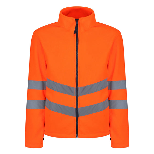 Regatta Mens Pro Hi Vis 3 In 1 Waterproof Breathable Windproof Work Jacket-HIVIZ ORANVY - Borderland Muff