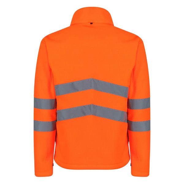 Regatta Mens Pro Hi Vis 3 In 1 Waterproof Breathable Windproof Work Jacket-HIVIZ ORANVY - Borderland Muff