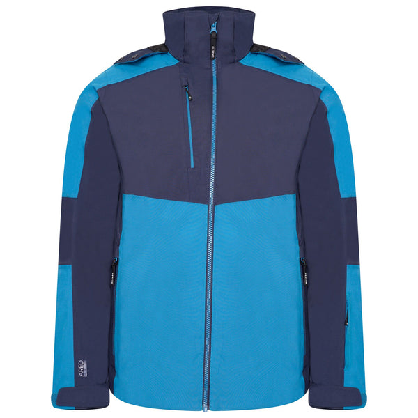 Dare2b Mens Waterproof Breathable Windproof Stretch Emulate Ski Jacket-METHYL BLUE - Borderland Muff