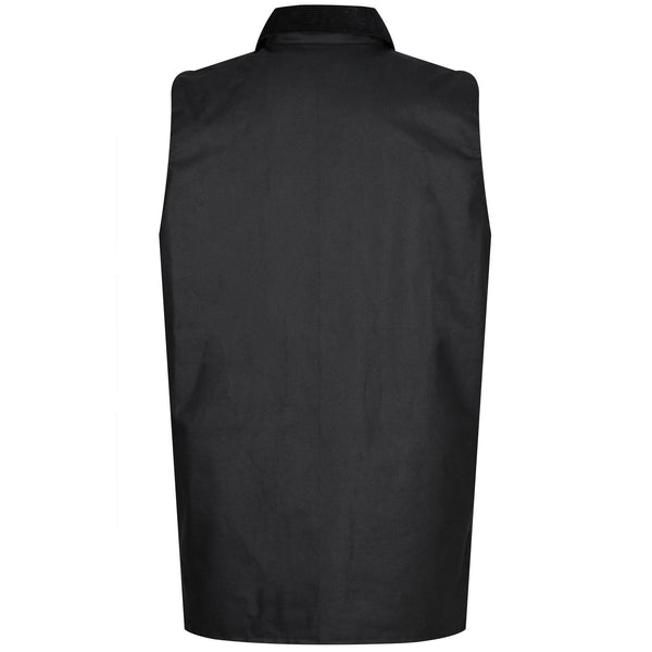Regatta TRA872 Banbury Wax Bodywarmer – Waxed Cotton Gilet with Water Repellent Finish - Borderland Muff