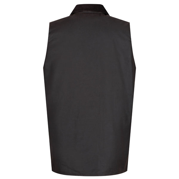 Regatta TRA872 Banbury Wax Bodywarmer – Waxed Cotton Gilet with Water Repellent Finish - Borderland Muff