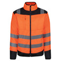Regatta Mens Pro Hi Vis Thermal Work Jacket-HIVIZ ORANVY - Borderland Muff