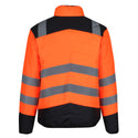 Regatta Mens Pro Hi Vis Thermal Work Jacket-HIVIZ ORANVY - Borderland Muff