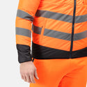 Regatta Mens Pro Hi Vis Thermal Work Jacket-HIVIZ ORANVY - Borderland Muff