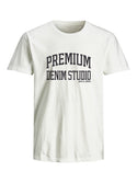 Jack & Jones Mens Blutimmy Short Sleeve 100% Cotton Regular Fit T-Shirt - Borderland Muff