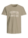 Jack & Jones Mens Blutimmy Short Sleeve 100% Cotton Regular Fit T-Shirt - Borderland Muff
