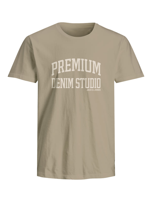 Jack & Jones Mens Blutimmy Short Sleeve 100% Cotton Regular Fit T-Shirt - Borderland Muff