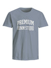 Jack & Jones Mens Blutimmy Short Sleeve 100% Cotton Regular Fit T-Shirt - Borderland Muff